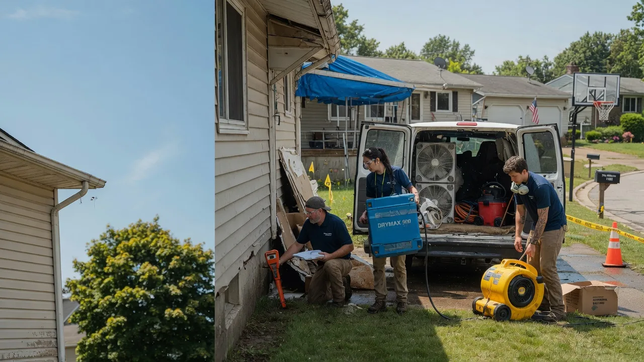 Ceiling Leak Cleanup in Henryville, IN near me